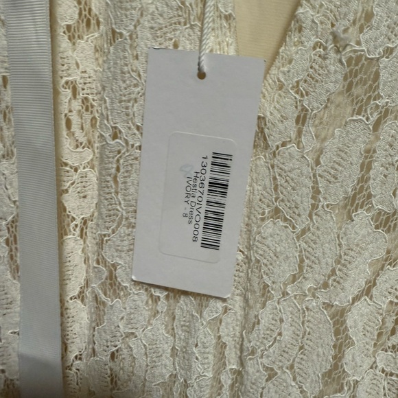 NWT Reformation Hestia Dress Ivory Wedding Dress Size8 - Picture 12 of 13